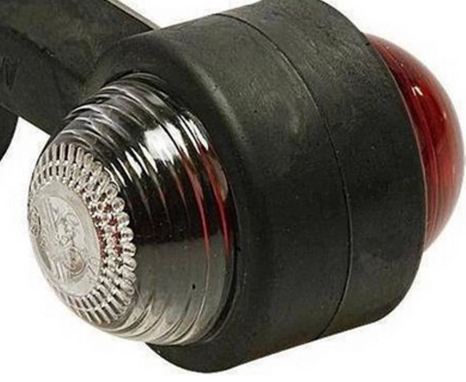 Lampen: 2er x Kfz-Begrenzungsleuchte  rot/weiss – Neu und originalverpackt aus St. Gallen von schnaeppchen-preise 2