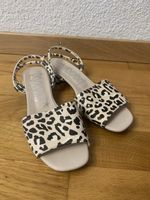 Sommersandale mit Animalprint, Grösse 39, wie neu!
