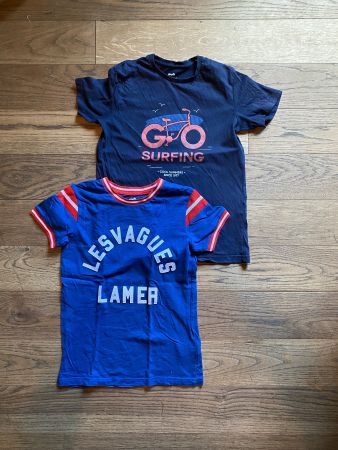 Lot de 2 t-shirts Cyrillus taille 12 ans