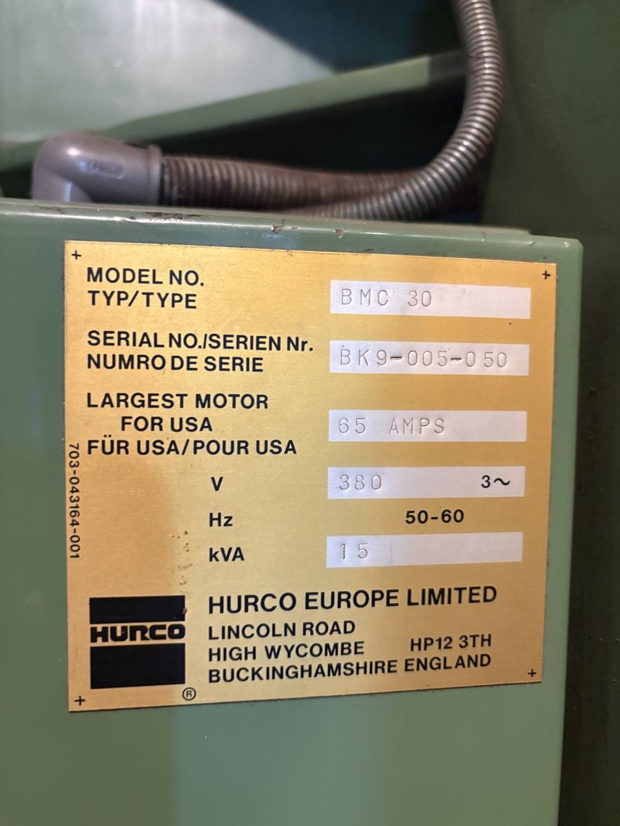 Tutte le macchine: Hurco bmc 30 – Difettoso da Steinhuserberg venduto da JonasEgli2000 1