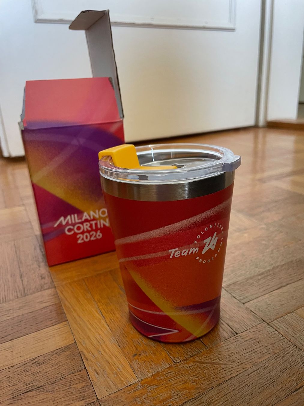 Tazze: Milano Cortina 2026 Mug Thermos – Nuovo e nell'imballaggio originale da Gland venduto da lcurtet06