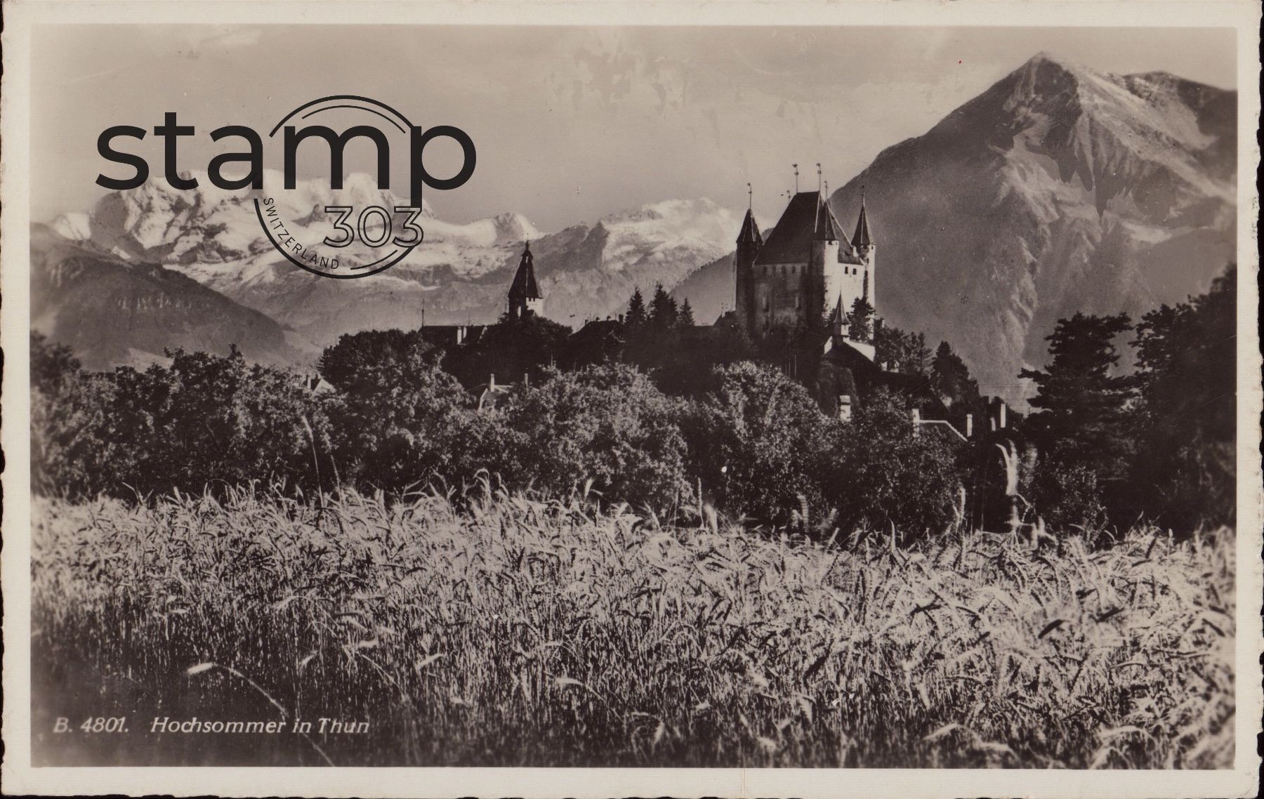 Cartoline postali: 1936 AK Hochsommer in Thun – Usato da Eggersriet venduto da stamp303