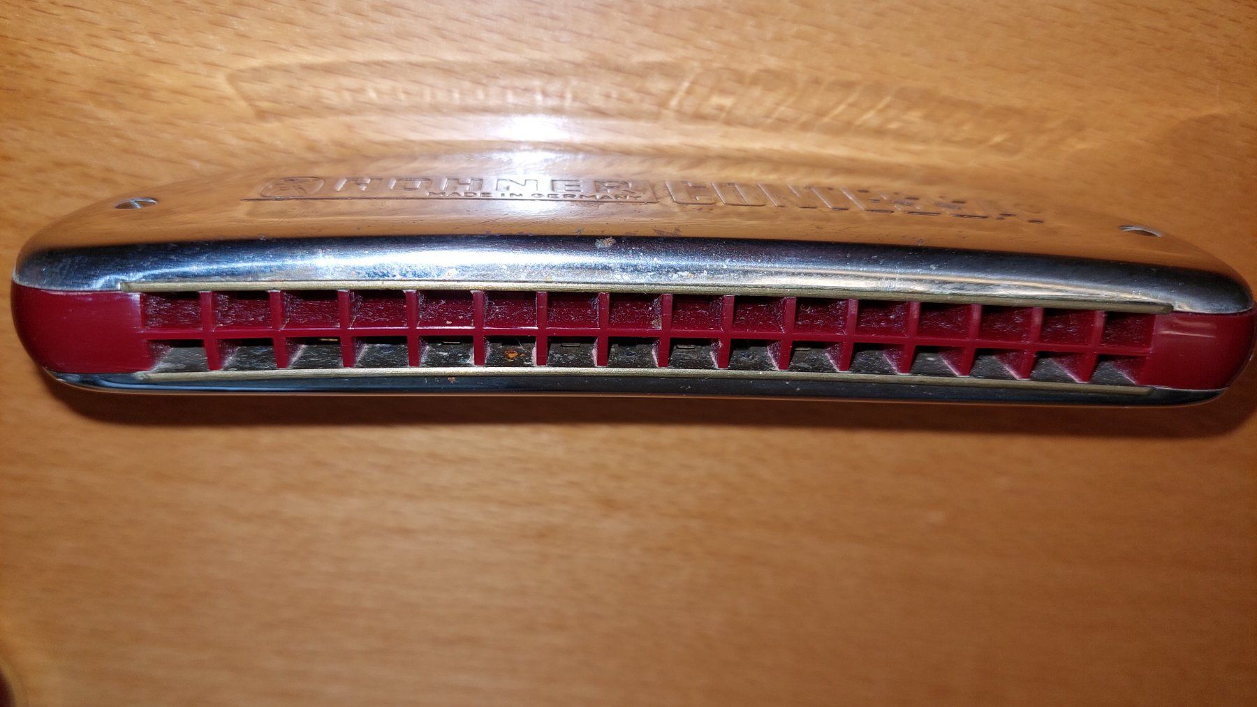Hohner Strumenti musicali: Hohner Contessa Mundharmonika mit Originaletui – Usato da Russikon venduto da um1224 2