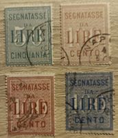 Sellos Italia  POSTAGE DUE STAMPS  1884-1903