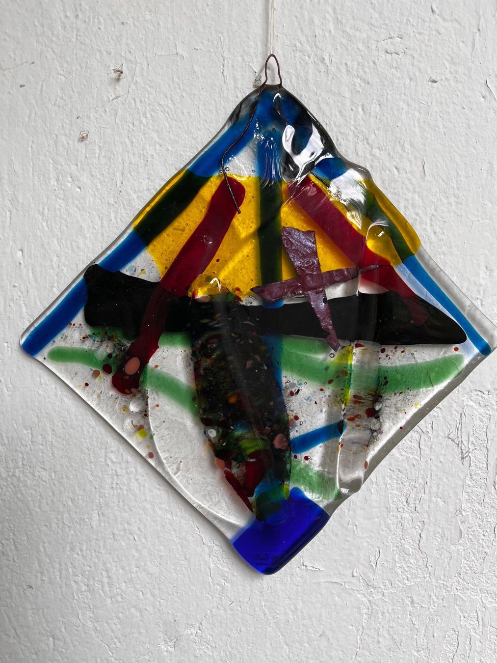 Bicchieri: Glasbild Glaskunst 19x19 cm – Usato da Möhlin venduto da mik_h72m 4