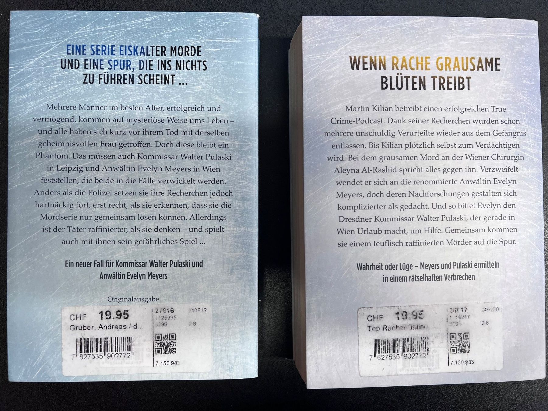 Libri: Andreas Gruber, RACHE, Winter, Frühling, Thriller – Usato da Guntershausen venduto da fuchs911 1
