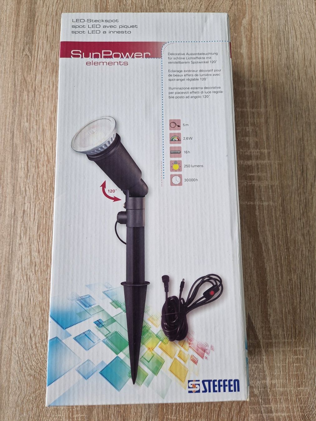 Lampade: LED-Steckspot E27 IP44 "STEFFEN" – Nuovo e nell'imballaggio originale da Rebstein venduto da Ajs_Toy_Palast_1