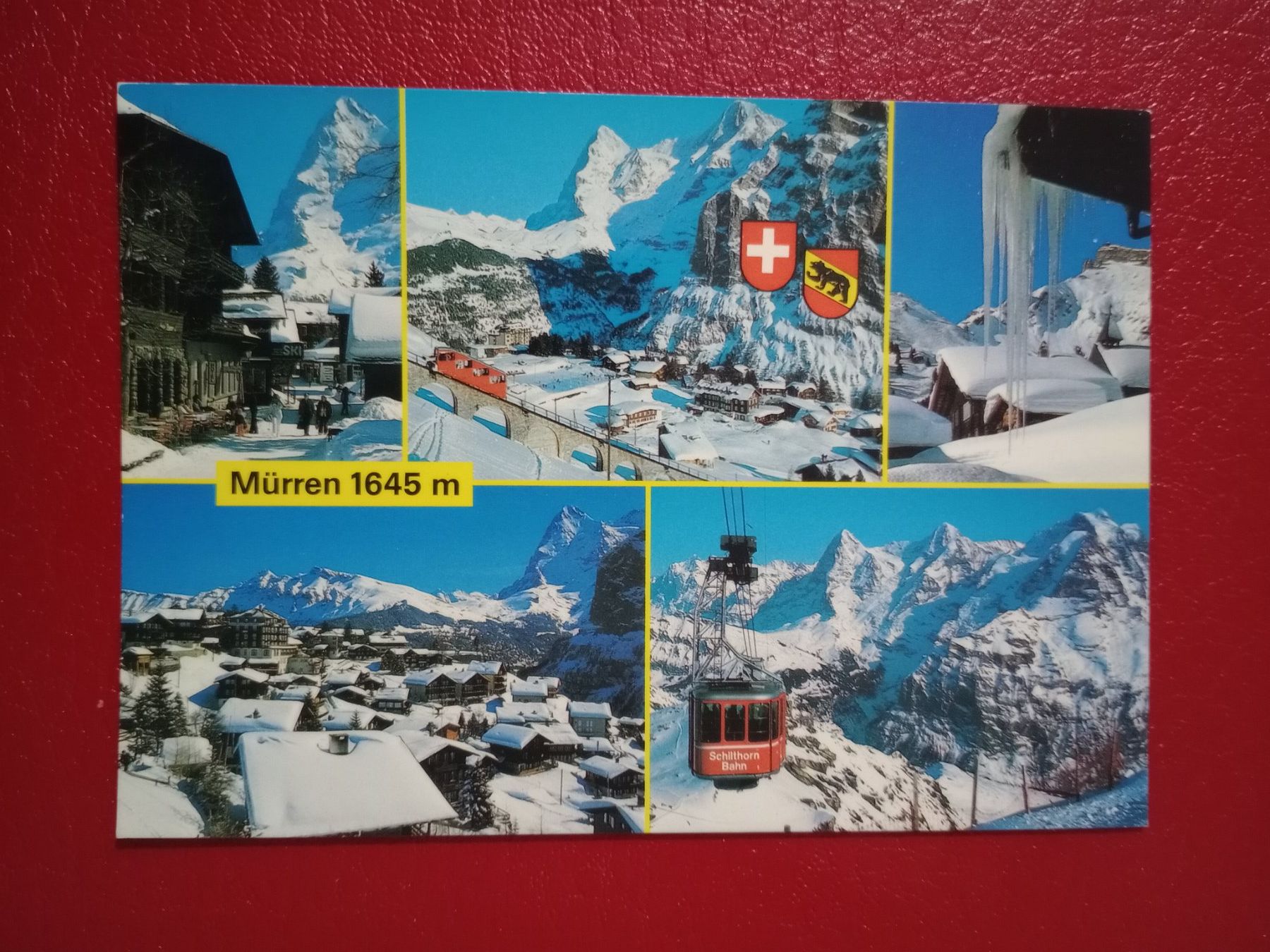Cartoline postali: AK Mürren Bern Winter mehrbildrig – Usato da Küttigen venduto da Melisch1000
