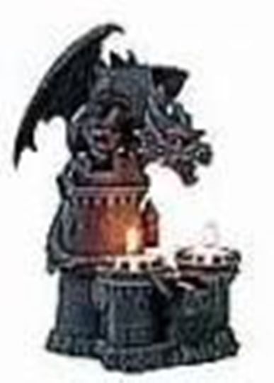 Lampadari & plafoniere: Elektr. Lampe - DRACHE AUF BURG – Nuovo e nell'imballaggio originale da Rupperswil venduto da big-one-sale