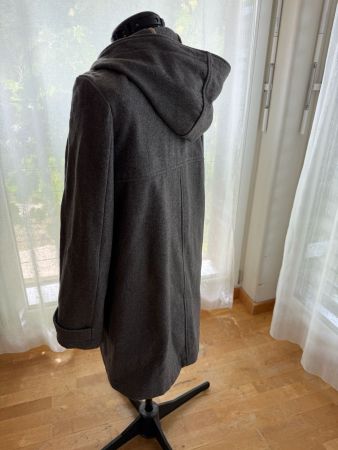 MARC O'POLO Wintermantel mit Kapuze, Grau, zeitlos, Gr. 38