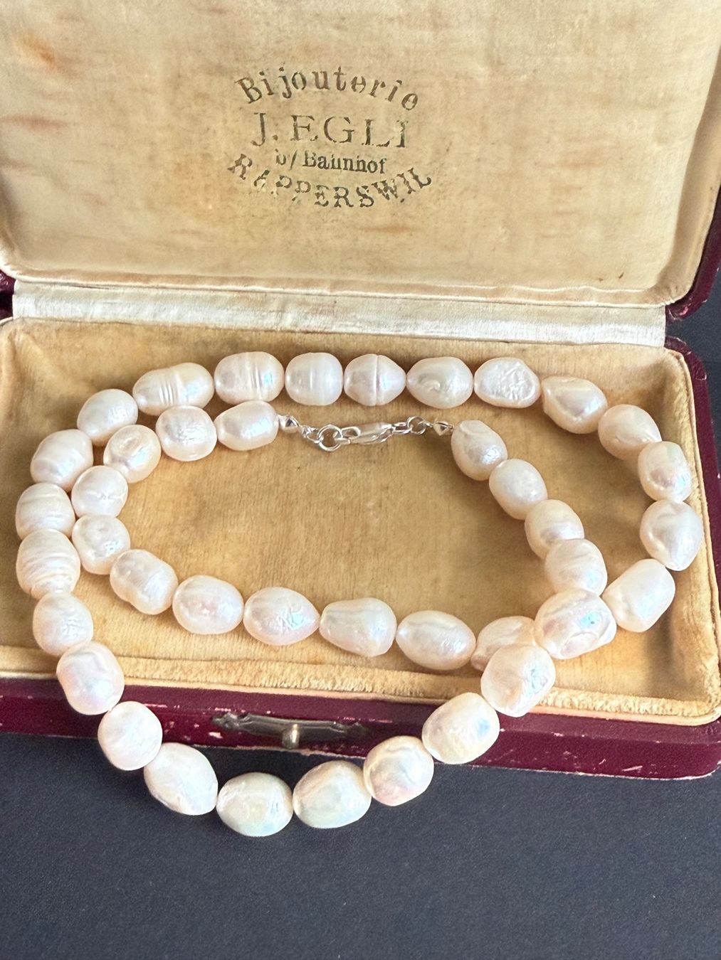 Catenine: Echte Perlen Kette mit Silber Verschluss 925 – Usato da Spiegel b. Bern venduto da Rogger72 3
