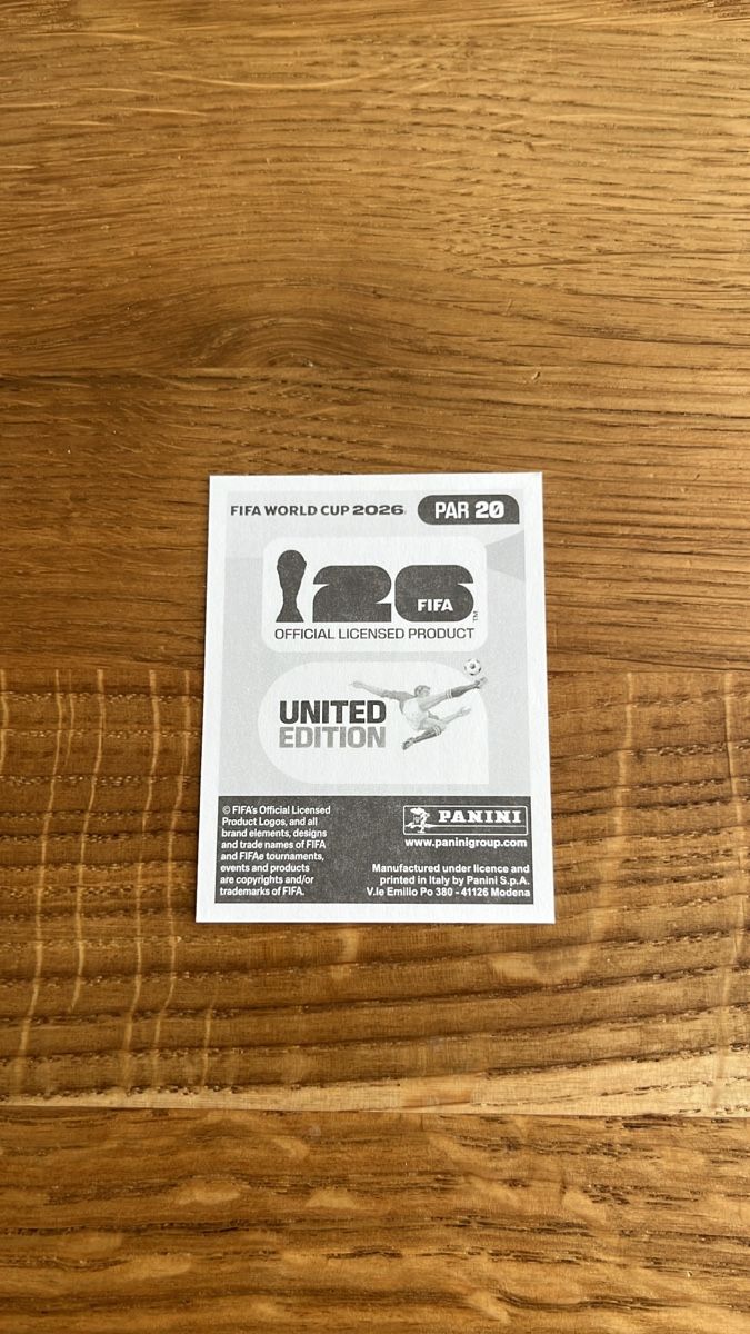 Panini Carte collezionabili: Panini FIFA World Cup 2026 Sticker PAR 20 – Nuovo (secondo la descrizione) da Zürich venduto da carileo55 1