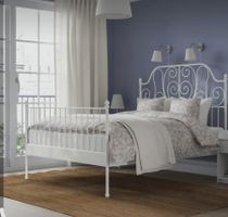 IKEA Bett 140 × 200 cm inkl. 2 Lattenrosten