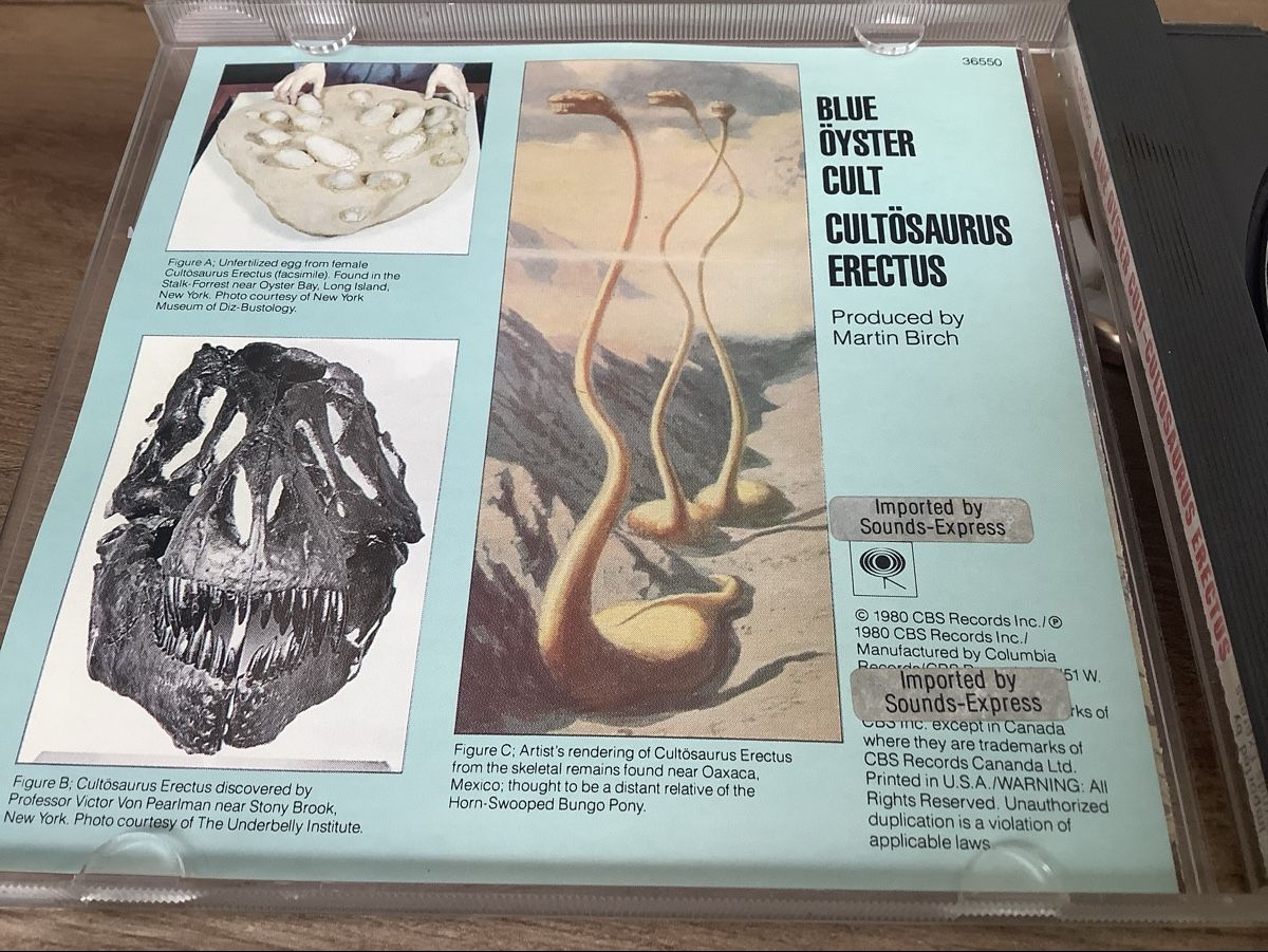 CDs: Blue Öyster Cult - Cultösaurus Erectus CD – Gebraucht aus herzogenbuchsee von HIFIANER 2