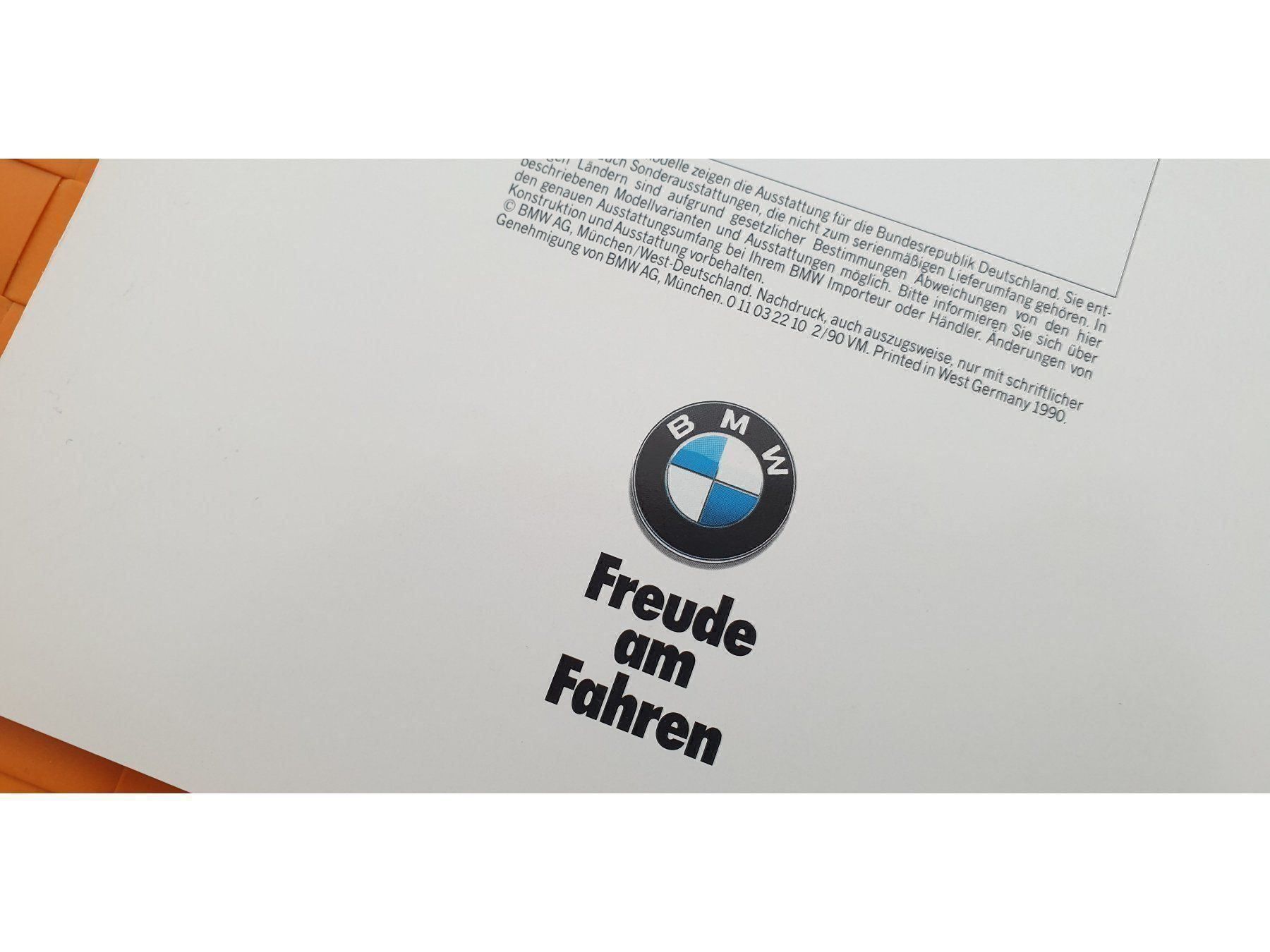 Riviste & Magazine: BMW 3er E36 LIMOUSINE 1990 - Prospekt / Katalog – Nuovo (secondo la descrizione) da Viganello venduto da CARLiteratur 7