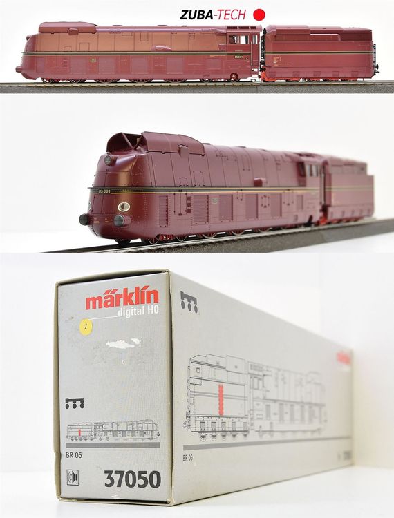 Märklin H0 37050 Stromlinien Dampflok BR 05 001 der DRG Digital MM Sound in OVP