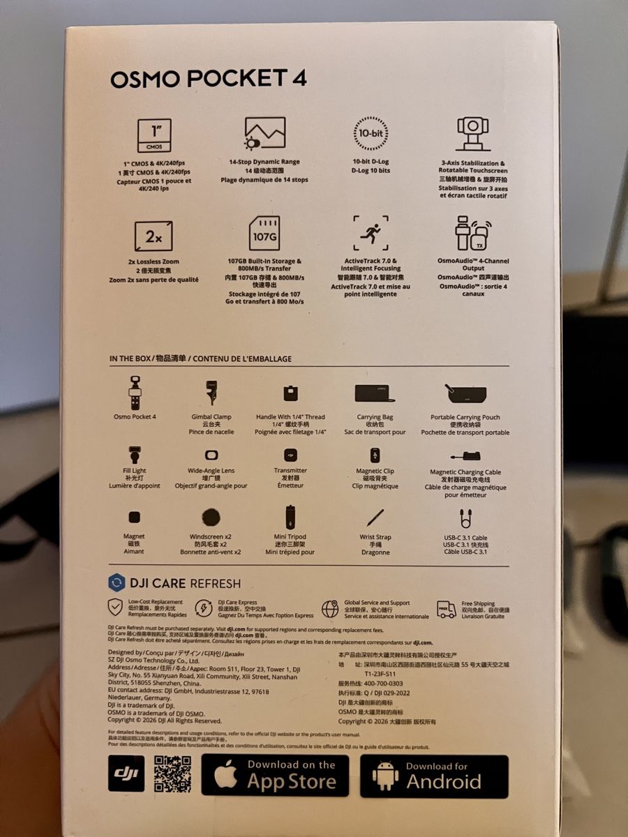 DJI Camcorder: DJI Osmo Pocket 4 Creator Combo – Neu (gemäss Beschreibung) aus Winterthur von Concorde12 2