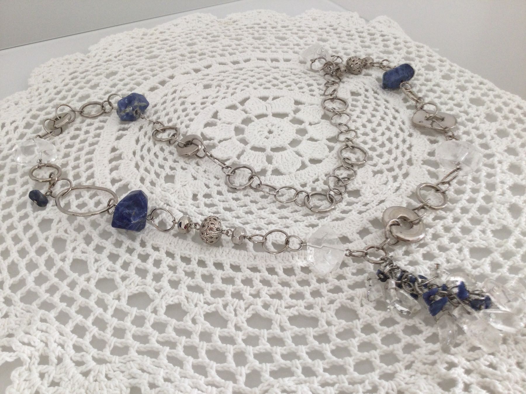 Colliers: Collier/Sautoir Soladite & Crystal NEUF – Neuf avec emballage d'origine à Agiez par chouchanelle 2