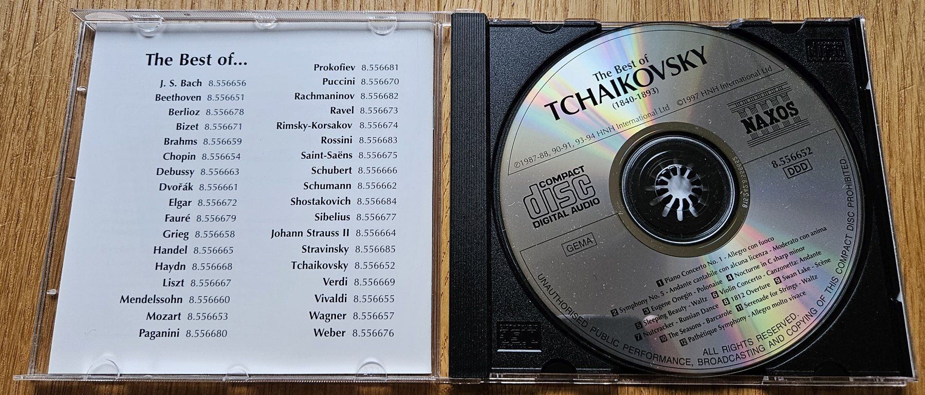 CD: CD The Best of Tchaikovsky – Usato da Schaffhausen venduto da asyouwestley 1