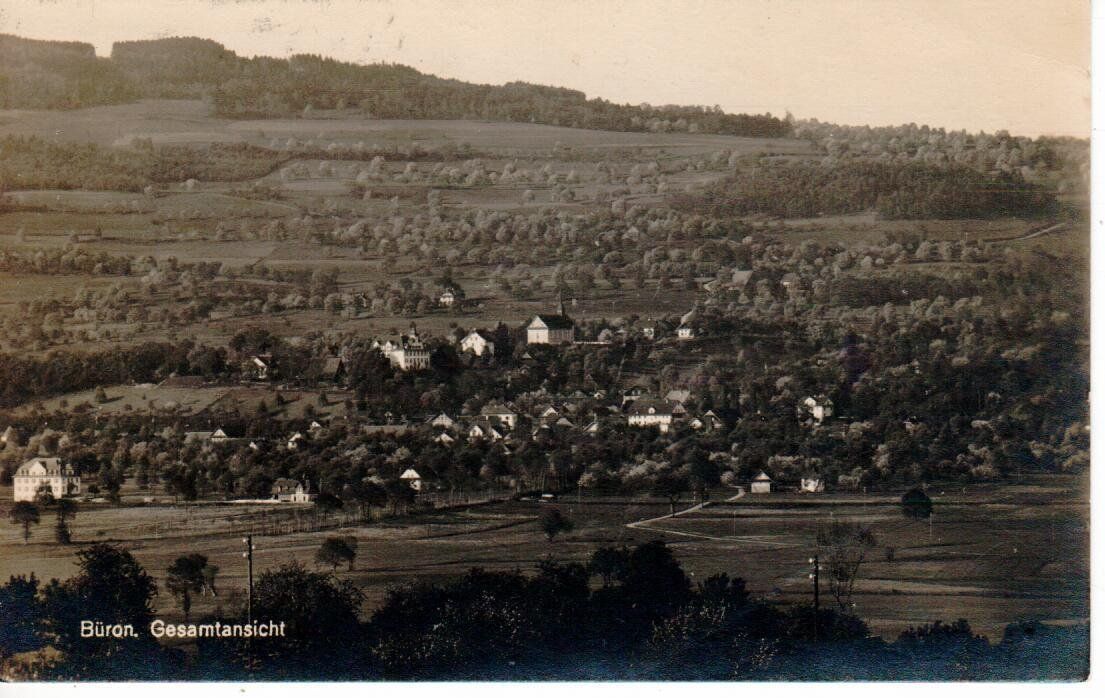 Cartes postales: Büron Gesamtansicht 1923 – D'occasion à Wolhusen par Curver9