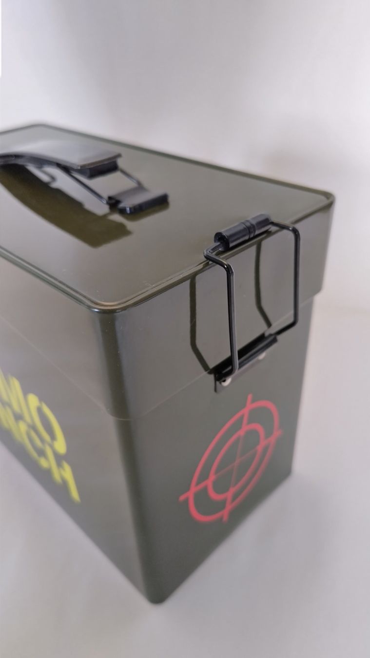 Casse di trasporto: Blechdose Ammo Lunch "Munitionskiste" ab Fr. 10.- – Usato da Bellach venduto da JingleJerry 3