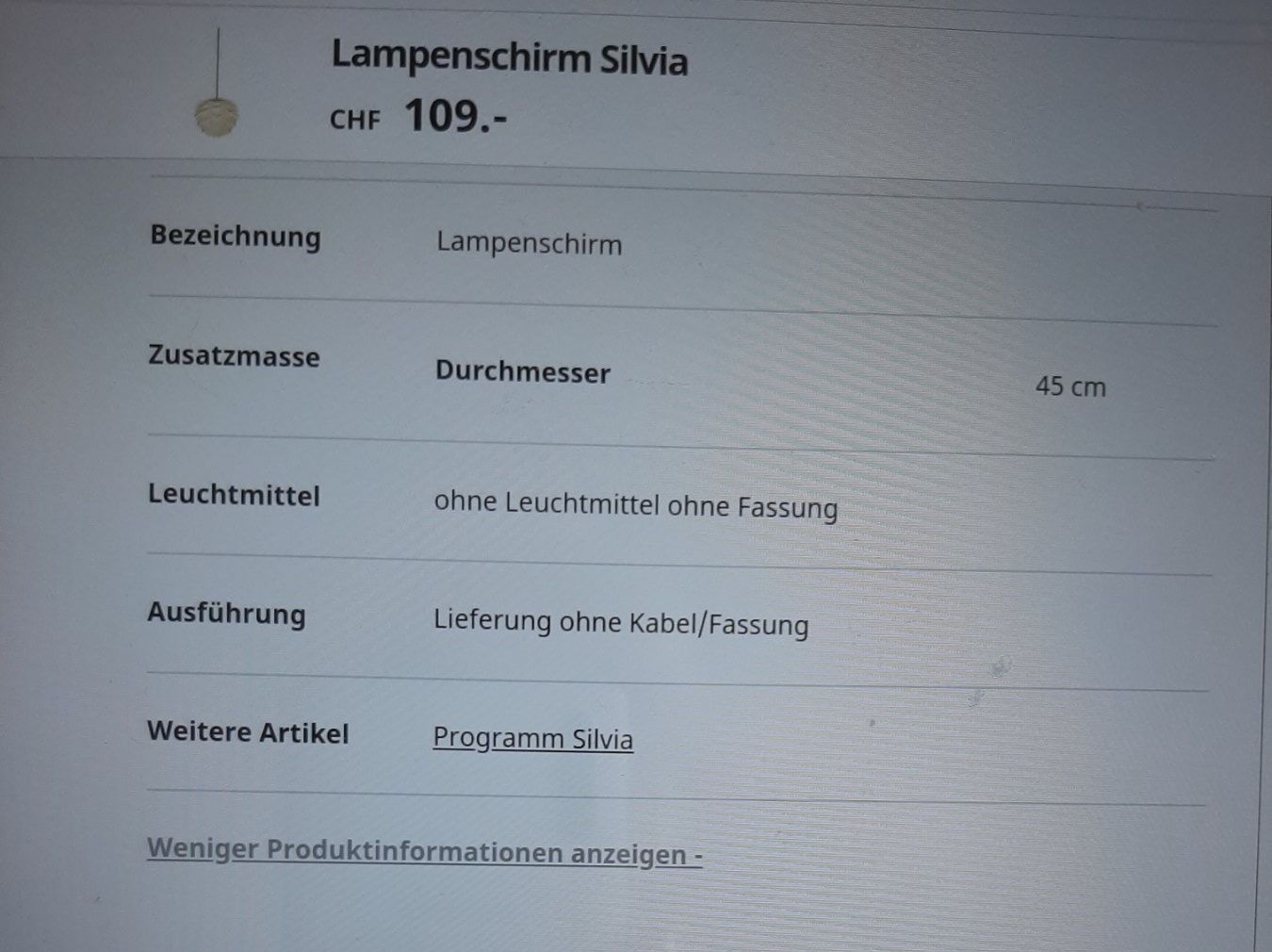 Lampenschirme: Vita-Lampenschirm Silvia – Neu und originalverpackt aus Hochdorf von Amazone0 6