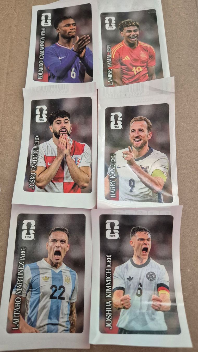 Panini Sammelbilder & Trading cards: 6 Panini Coca-Cola Sticker – Gebraucht aus Uznach von DeNois