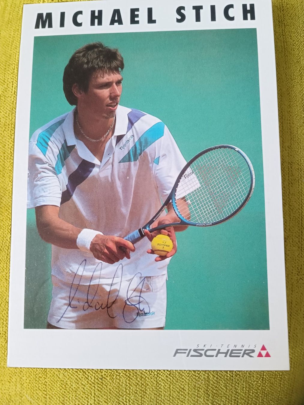 Autographes: Michael Stich - Tennnis - handsigniert – D'occasion à Menziken par Autogramme