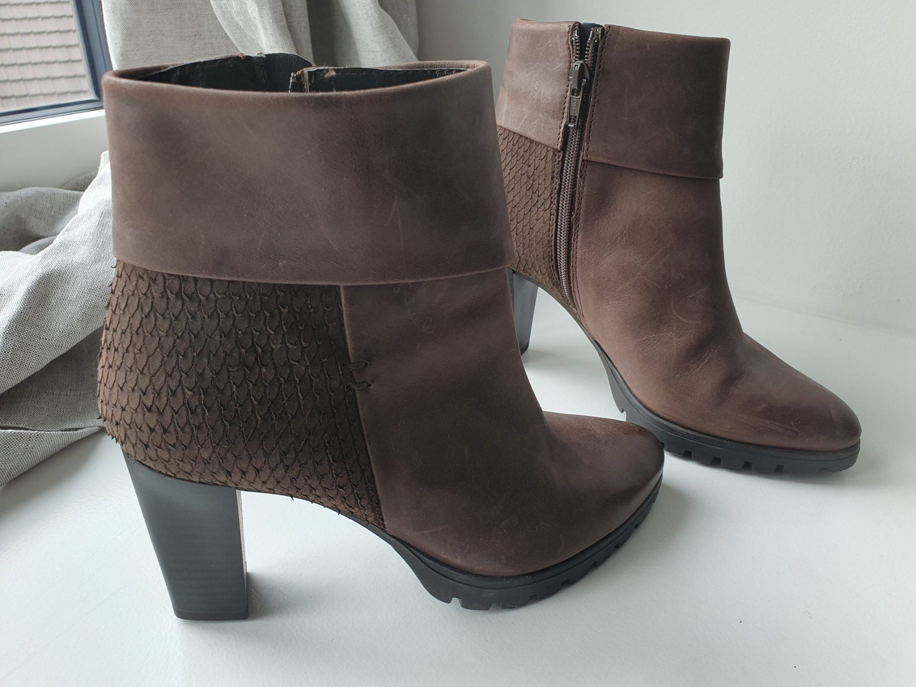 Roberto Santi Scarpe da donna: Lederstiefeletten Gr. 35 braun – Nuovo (secondo la descrizione) da Laupen BE venduto da red_m767 1