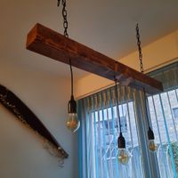 Hängelampe aus Holz - Hanging Wooden Light