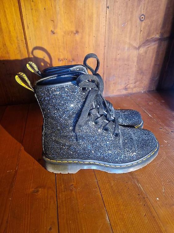 1460 farrah glitter ankle boots