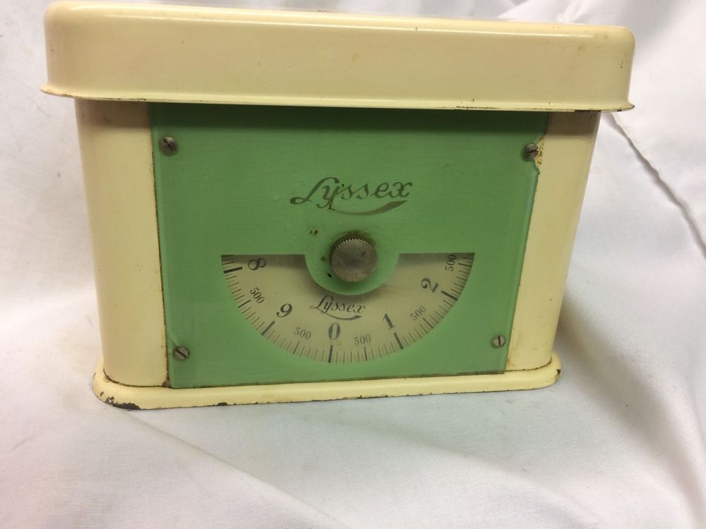 Balance De Cuisine Vintage Lyssex – 10kg – Années 60 – Occasion – Déco Rétro