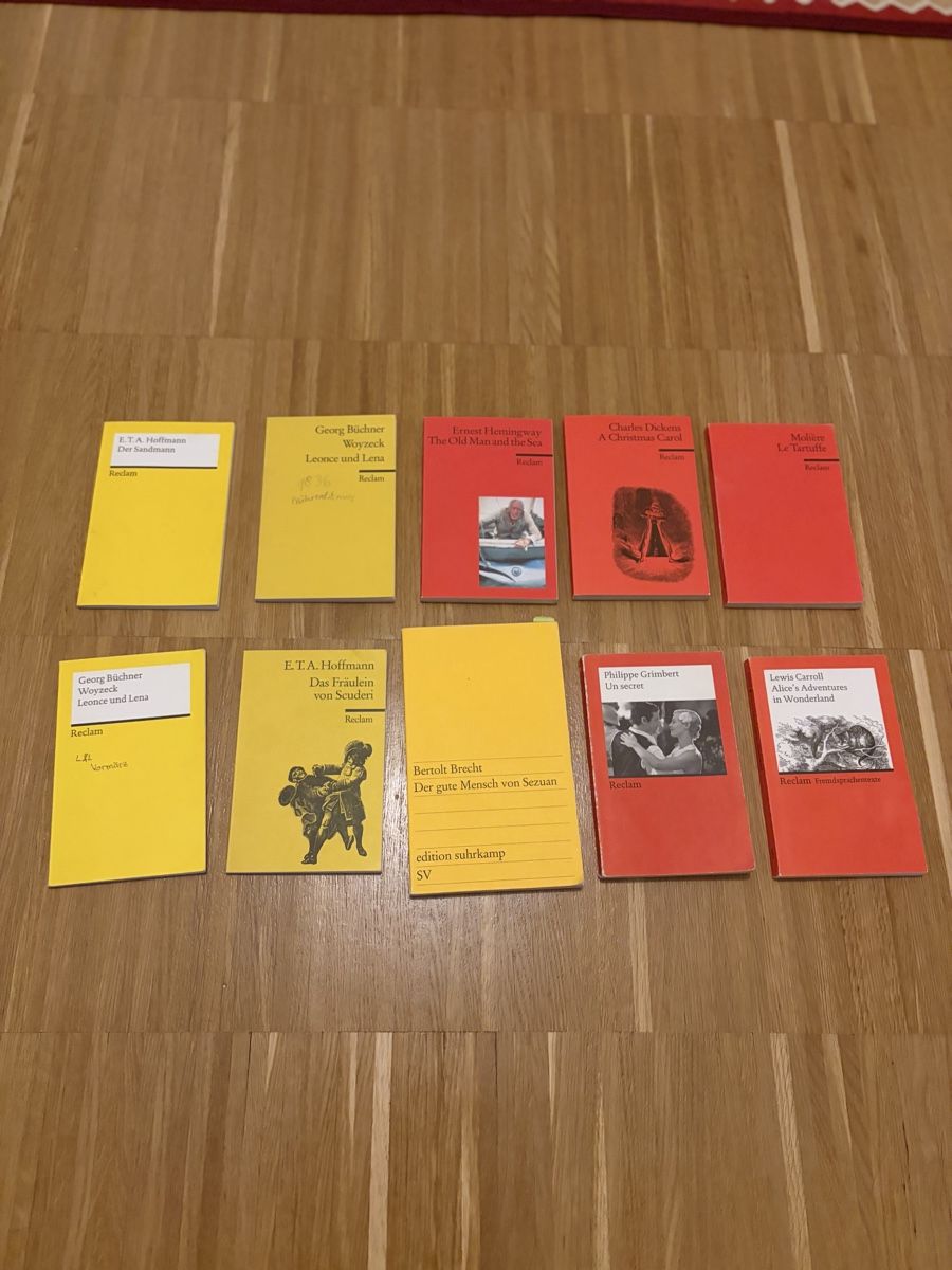 Bücher: Bücher Konvolut Reclam Verlag – Gebraucht aus Thalwil von Counterdude 5