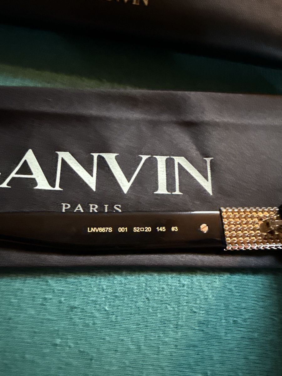 Lanvin Occhiali & Lenti: Lanvin Sonnenbrille, neu! Schwarz. – Nuovo (secondo la descrizione) da Pieterlen venduto da Ksenia3003 2
