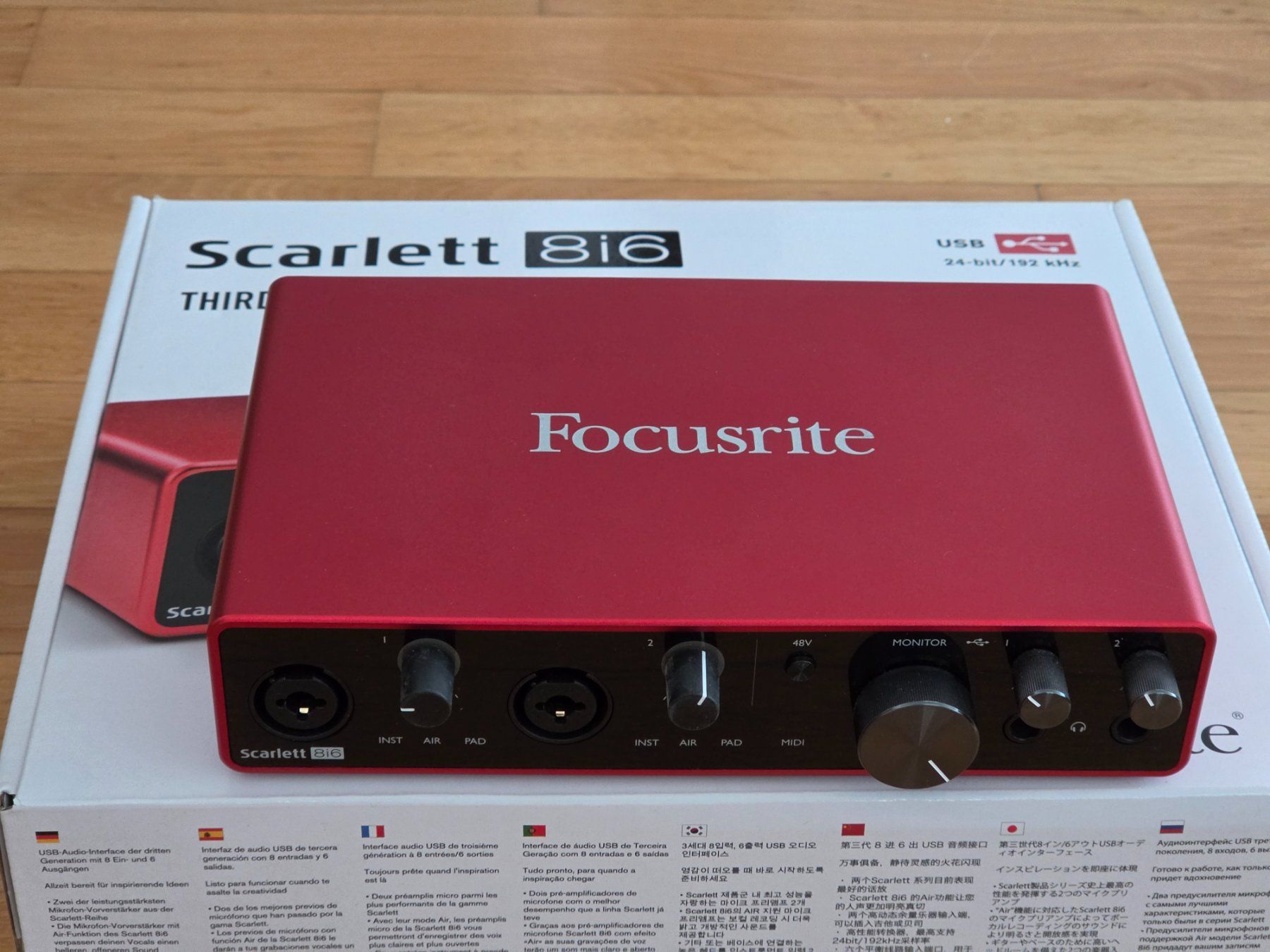 Focusrite Equipement studio: Focusrite Scarlett 8i6 USB Audio Interface 3rd Gen – D'occasion à Rotkreuz par dryan 2
