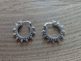Kleine Creolen Silber