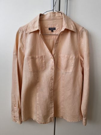 Damen Bluse Naturaline, Bio Leinen, Gr. S