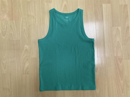 GAP Rippen Tanktop Grün Gr. L