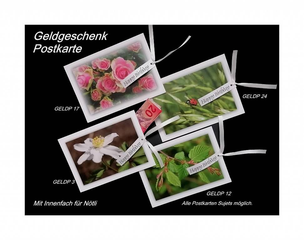 Cartoline postali: Geldgeschenk Postkarte Decoje – Usato da Wetzikon ZH venduto da jeg_lwc9