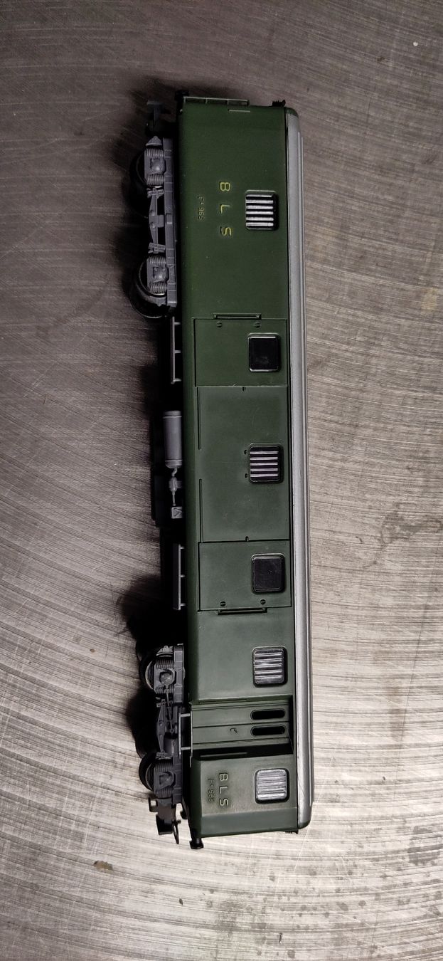 Kleinbahn Modellini di ferrovie: Kleinbahn BLS Post Gepäckwagen AC HO – Usato da Liebefeld venduto da robi15blue 3