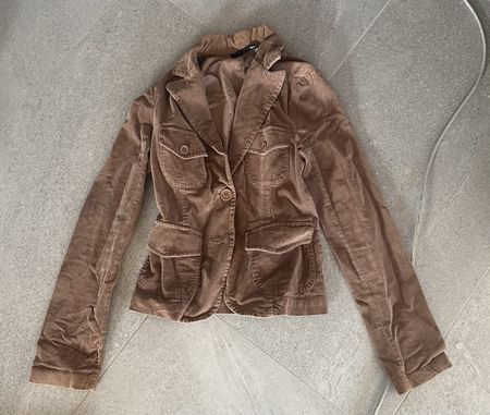 Braune Cord Jacke, Grösse 36