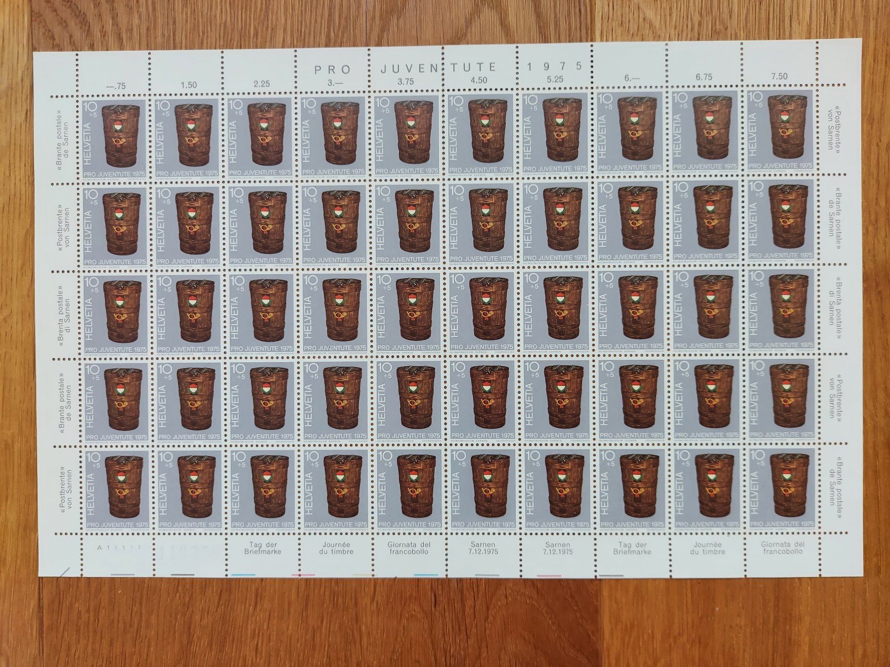 Tutti i francobolli: Postfrisch, gültige Schweizer Frankatur, Briefmarkenbogen – Nuovo e nell'imballaggio originale da Heiden venduto da ber_b77f