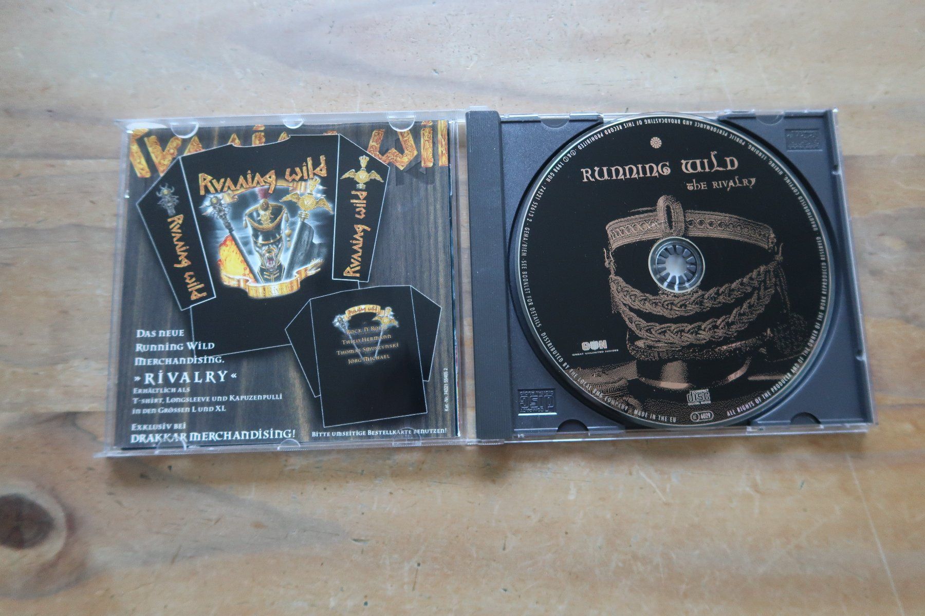 CDs: RUNNING WILD - THE RIVALRY - CD – Gebraucht aus Basel von Patiscat 3