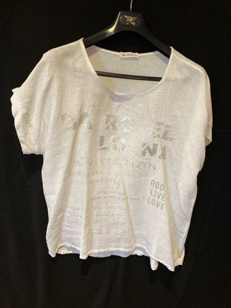 T-Shirt 50 Baumwolle, 50 Leinen