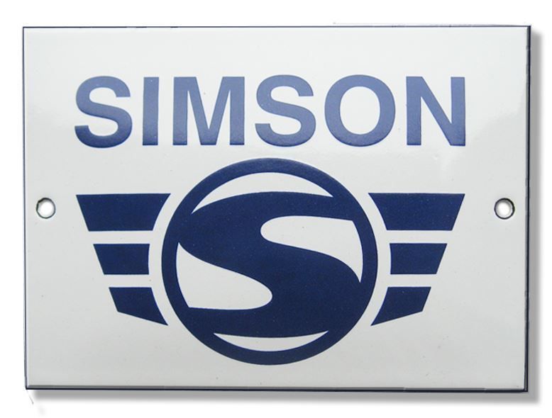 Ecriteaux: SIMSON Motorroller Emailschild 9 x 12 cm – Neuf avec emballage d'origine à Bern par Ultimaa