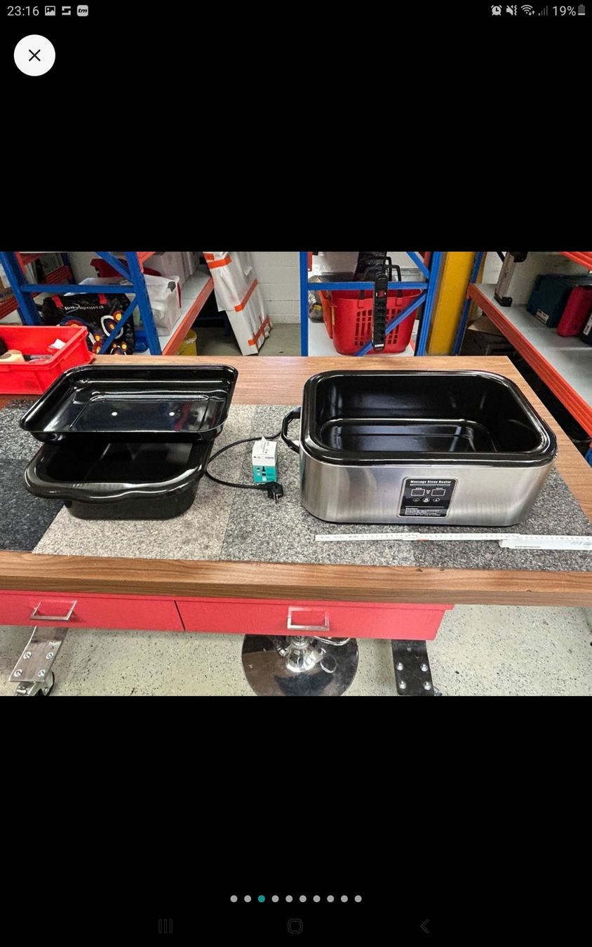 Dispositivi per massaggi: Hot Stone Heater !!! TopAngebot !!! – Nuovo (secondo la descrizione) da Römerswil LU venduto da Siam20 1