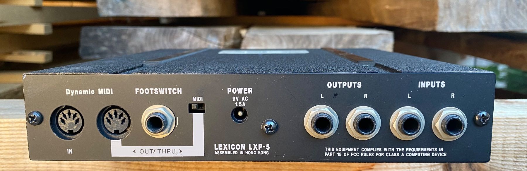 Lexicon Equalizzatori: Lexicon LXP-5 Multieffekt-Gerät – Usato da Wirzweli venduto da Kreonides 2