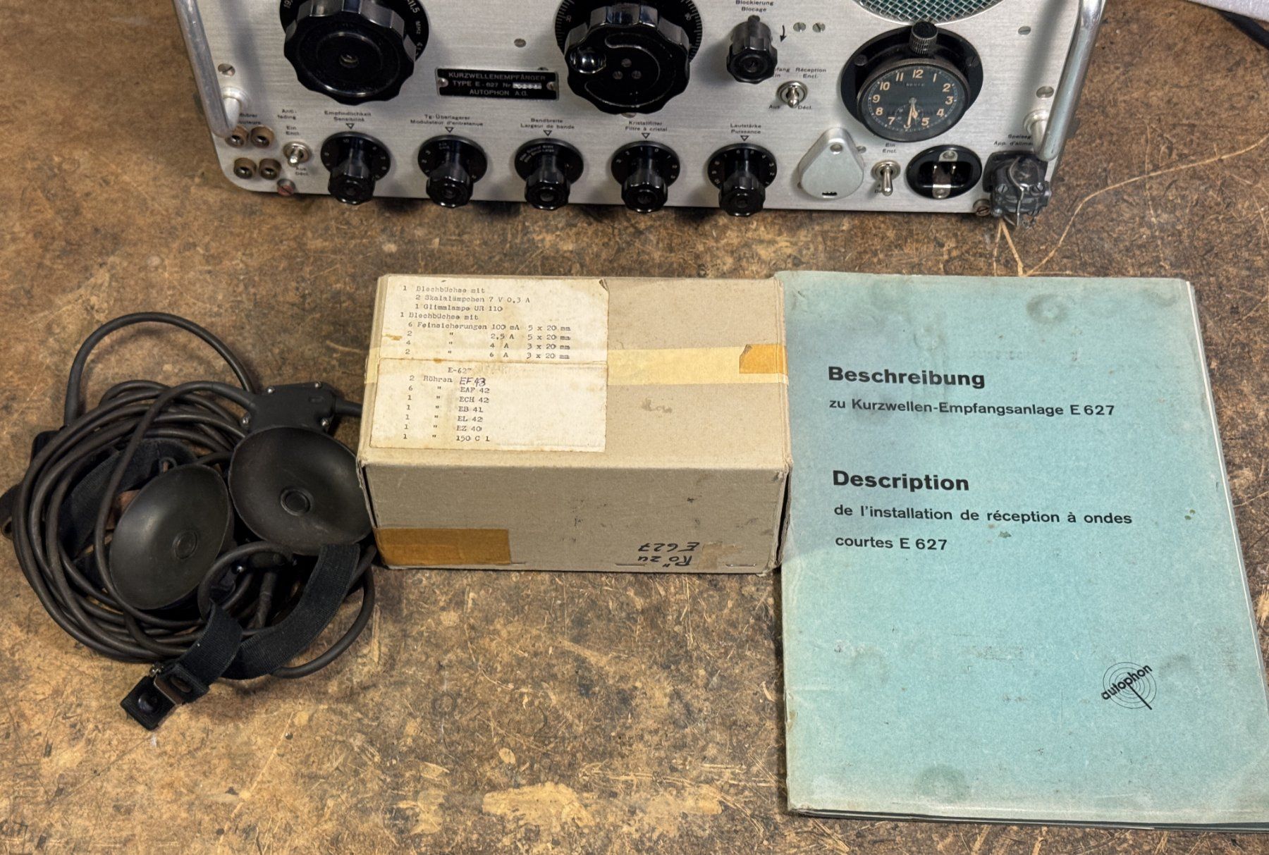 Funktechnik: Empfangsanlage E-627 Autophon – Gebraucht aus Ins von funkflieger 6