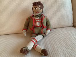 Handgemachte Vintage Puppe „Trachten-Hansi“