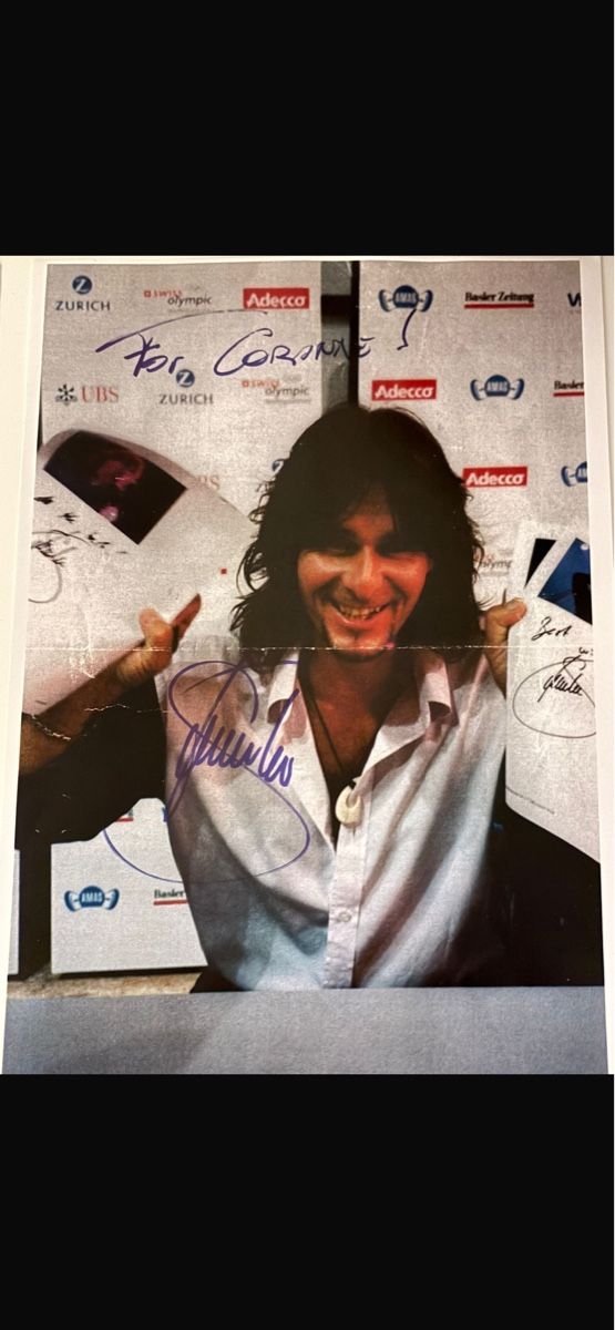 Autografi: Steve Lee ( mit Unterschrift ) – Usato da Biel/Bienne venduto da cor_t8g9